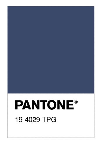 pantone 19 4029.